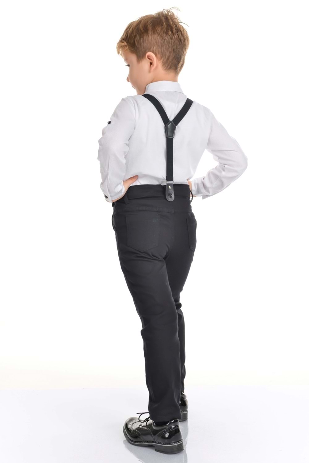 Oxford Gömlek Uzun Pantolon Erkek Çocuk Takımı MNK0302